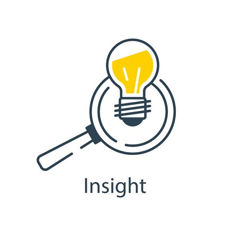 insight icon from security outline collection. Thin line insight icon
