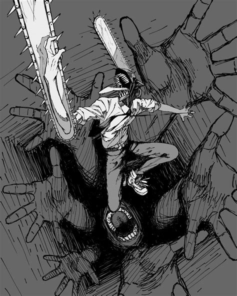 Chainsaw Man Denji By Yoonev Chainsaw Manga Art Anime
