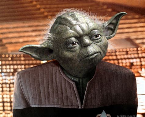 Jedi Master Captain Yoda Star Wars Vs Star Trek Fan Art 26897613