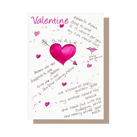 Valentine Verses Irish Greeting Cards By Catherine Dunne