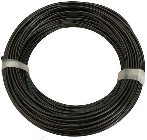 Vinyl Coated Stainless Steel 304 Cable Wire Rope 7x19 Black 18 3
