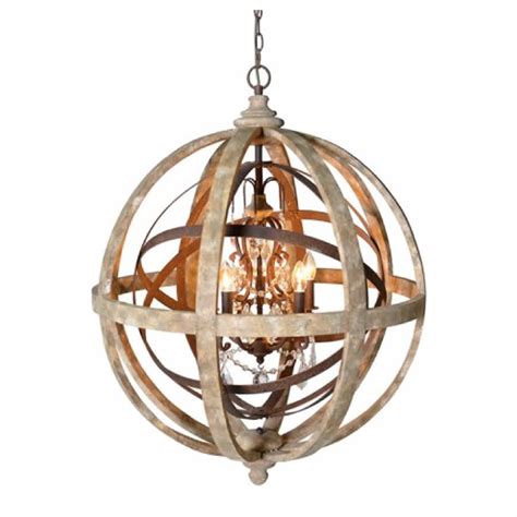 See more ideas about cheap chandelier, chandelier, ceiling lights. wooden orb chandelier metal orb detail and crystal by ...