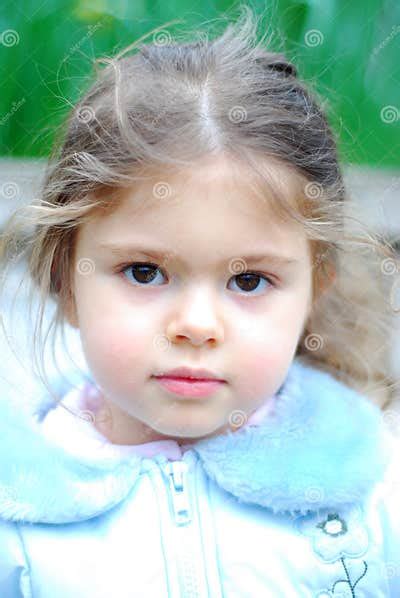 Beautiful Young Kid Girl Stock Photo Image Of Green Hair 3503226
