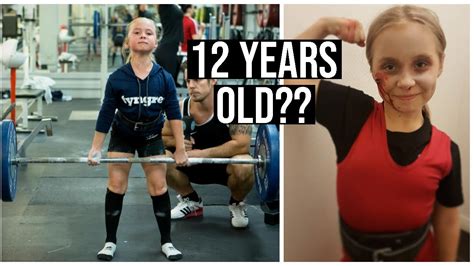 Worlds Strongest 12 Year Old Girl Indra Lundqvist From Sweden Youtube
