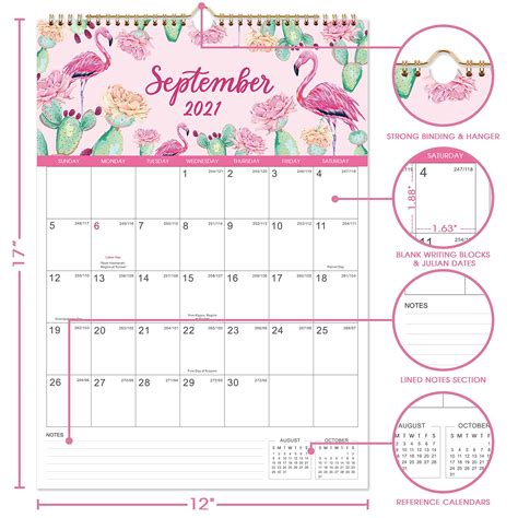 Buy 2021 2022 Calendar Wall Calendar 2021 2022 18 Month Calendar