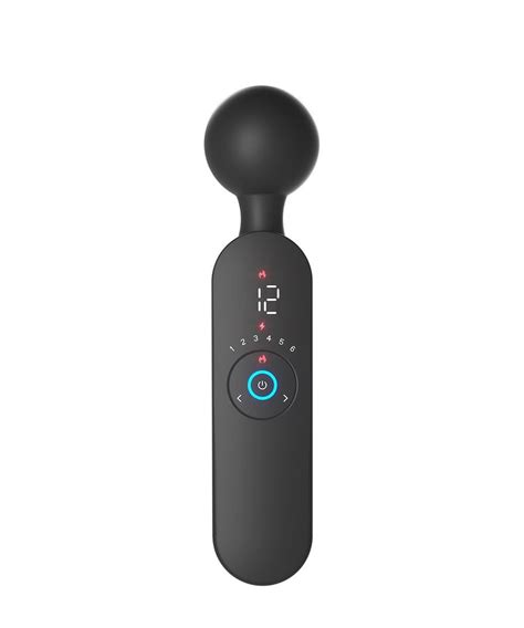 Advanced Rechargeable Heating Av Wand Sex Toys With 12 Vibration Modes