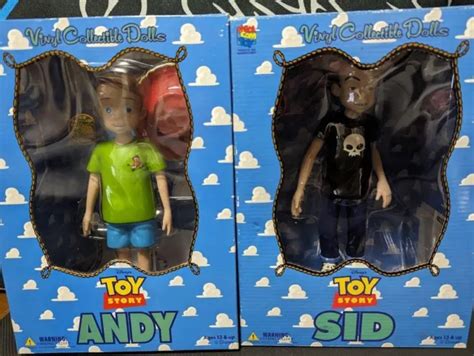 Andy And Sid Medicom Toy Vcd Toy Story Collectable Doll Disney Pixar