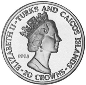 Coin 20 Crowns 1996 Atlanta Olympics Sprinter Turks And Caicos