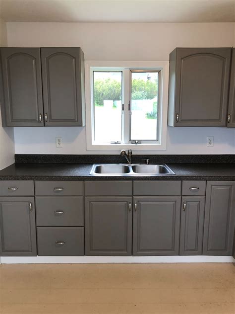 Cabinets In Benjamin Moore Chelsea Gray Grey Kitchen Cabinets House