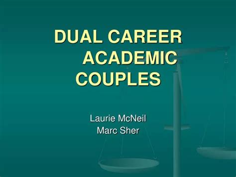 Ppt Dual Career Academic Couples Powerpoint Presentation Free Download Id1083124