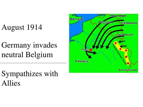 Ppt How The Us Entered World War I 1914 1917 Powerpoint