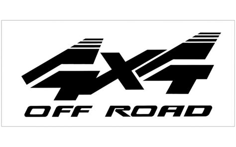 Ford Truck 4x4 Decal 4 X 12