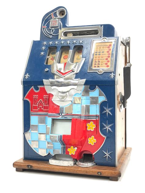 Lot 1933 Mills Novelty Co 25 Cent Castle Slot Machine