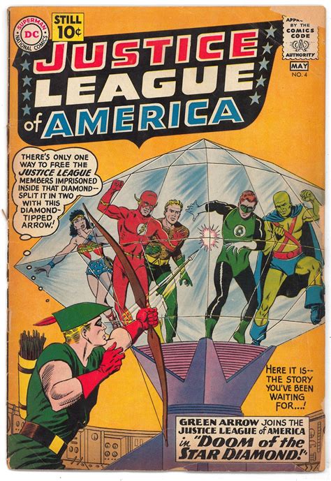Justice League Of America 4 Gdvg Cover Detached Da Card World