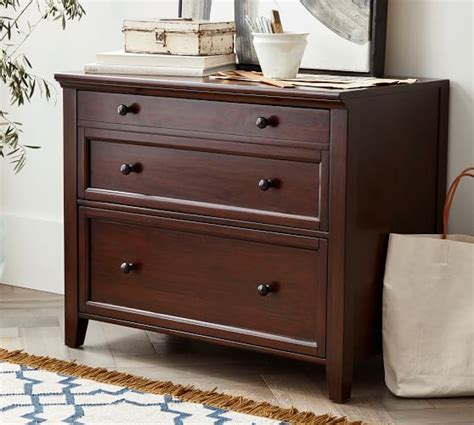 Withstands moderate to intensive daily usage without showing wear and tear. Hudson Double 2-Drawer Lateral File Cabinet | Pottery Barn ...