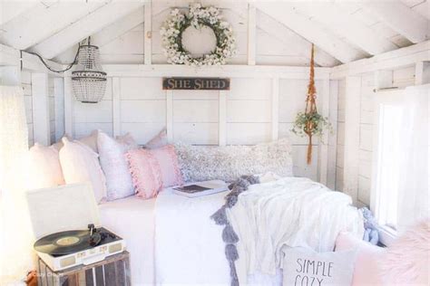 The Top 60 Best She Shed Ideas Backyard Ideas Shed Bedroom Ideas Shed Interior She Shed