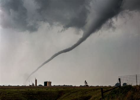 In The Heart Of Americas Tornado Alley A Menacing Rope Shaped Funnel