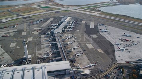 Control Tower And Terminals Of John F Kennedy International Airport In