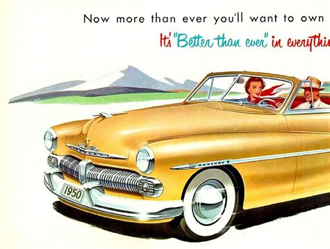 1950 Mercury Brochure