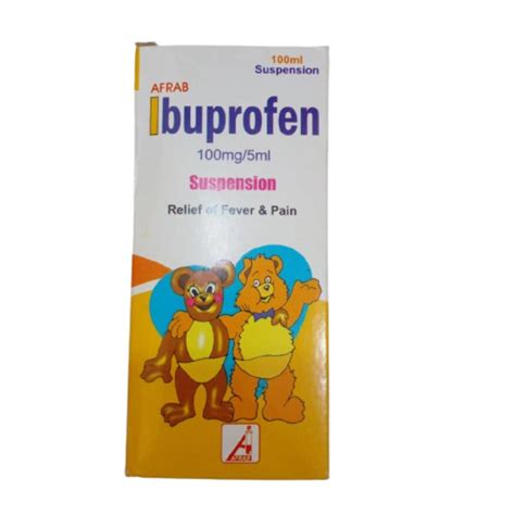 Afrab Ibuprofen Suspension 100mg5ml 100ml Asset Pharmacy