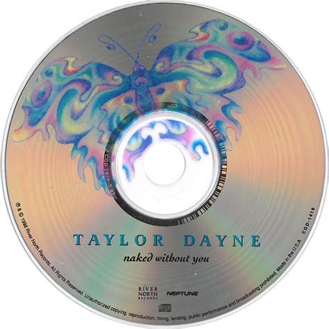 Carátula Cd de Taylor Dayne Naked Without You Portada