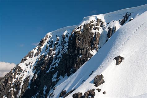 Winter Ben Nevis Stock Photo Image Of Hills Face Snowy 13492698