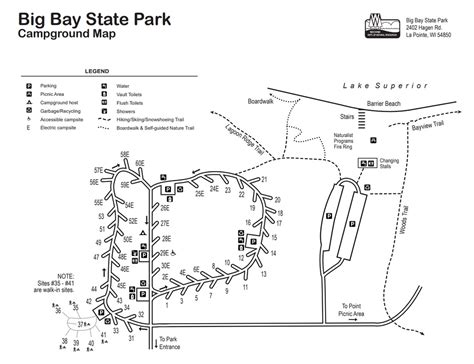 Wisconsin State Park Maps Dwhike