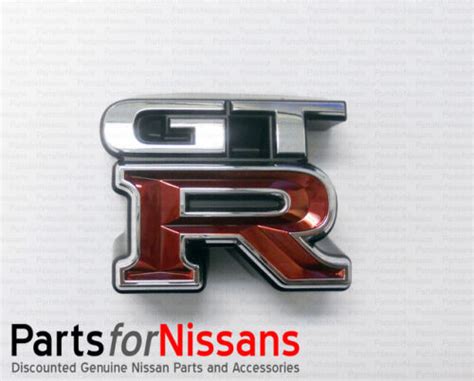 Genuine JDM Nissan Skyline R GT R GTR Front Grille Emblem Badge OEM New EBay