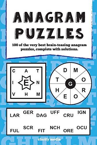 Anagram Puzzles English Edition Ebook Media Clarity Amazonfr