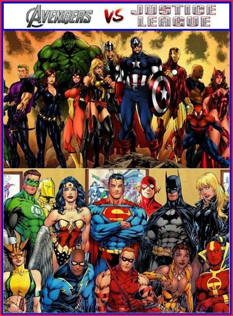 Marvel Avengers Vs Justice League Comics Amino