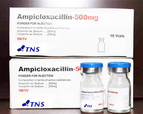 Ampicillincloxacillin For Injectiontenas