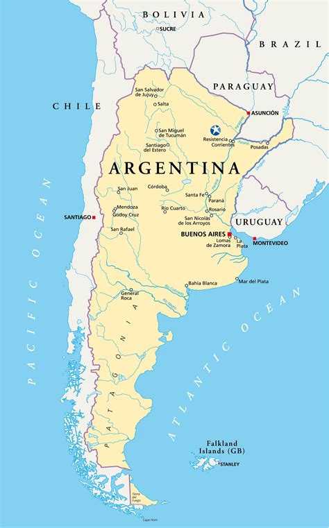 Mapa De Ubicacion Geografica De Argentina Mapa De Argentina Images