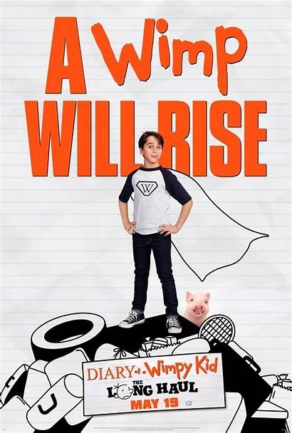 Wimpy Diary Kid Haul Films Running Poster