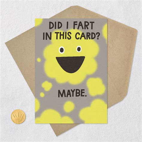 Fart In A Card Funny Birthday Card Greeting Cards Hallmark