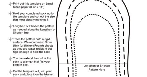 Sockenschablone pdf | socke auf die hand aufkleben. sock_blocker_template_adults.pdf | Diy socks, Knitting ...
