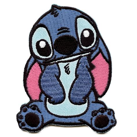 Lilo And Stitch Stitch Full Body Embroidered Iron On Patch Etsy