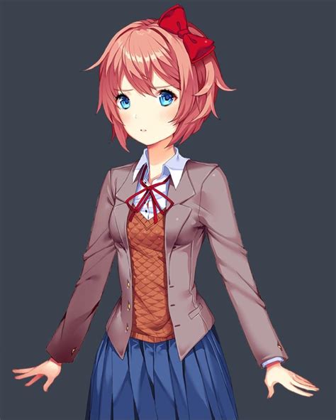 I Just Love How Sayori Looks When Shes Being All Serious Serious