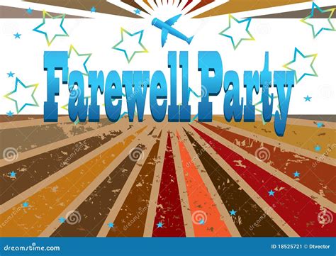 Farewell Party Bannereps Stock Image Image 18525721