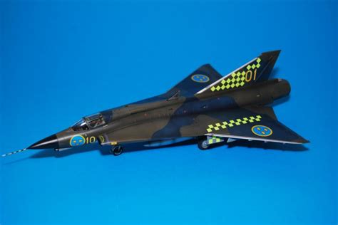 Saab J 35j Draken Camouflge Colors Aircraft Cold War