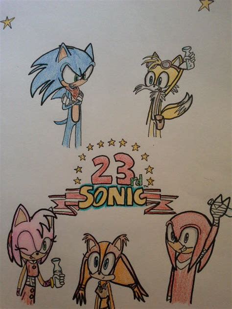 Colored Version The Sonic Boom Gang Partying By Emely2sonic On Deviantart
