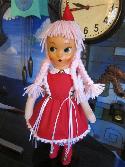A Celluloid Mask Doll Face I Took Off An Old Polish Sawdust Doll I Made Her An All New Body And