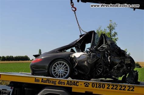 Porsche 911 Wrecked Germany