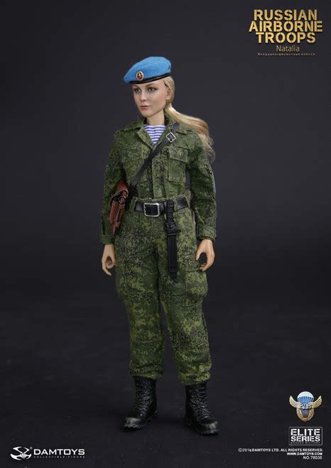 Dam 78035 16 Dam Toys Russian Airborne Troops Natalia Female Boxed Figure Ekia Hobbies