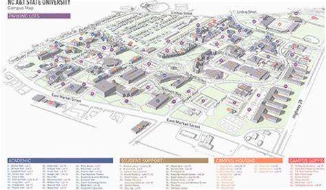 University Of North Carolina Chapel Hill Campus Map Campus Map North