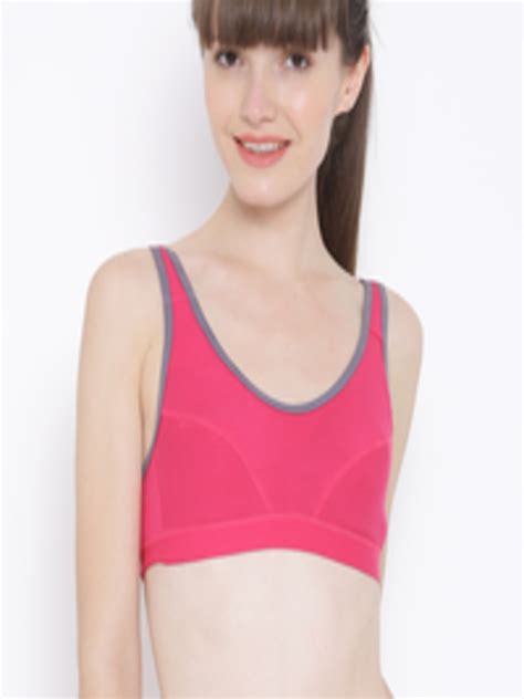 Buy Restless Pink Sports Bra Rs I C 10a Bra For Women 1118913 Myntra