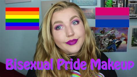 Bisexual Pride Flag Makeup 2017 Youtube