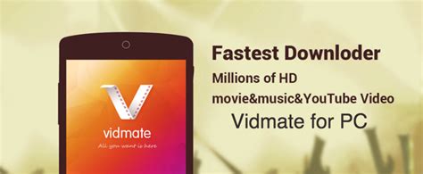 Vidmate For Pc Laptop Windows 7810 And Mac Apps For Pc