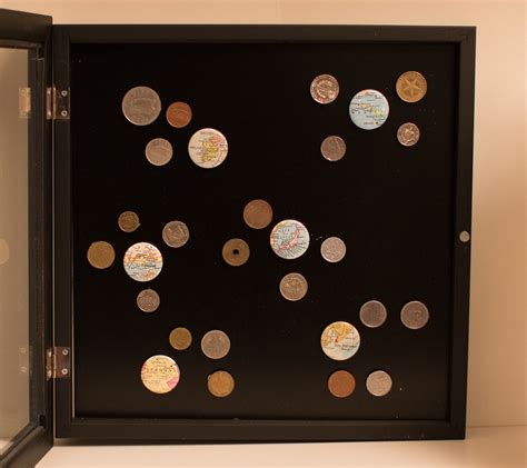 Foreign Coin Display Idea Making Coins Into Magnets