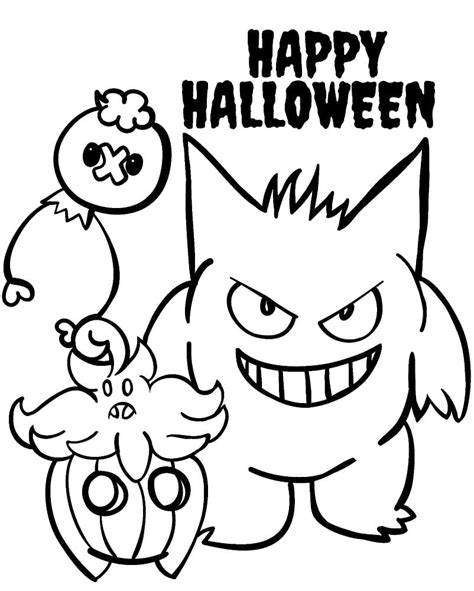 Mimikyu Pokemon Halloween Coloring Page Free Printable Coloring Pages