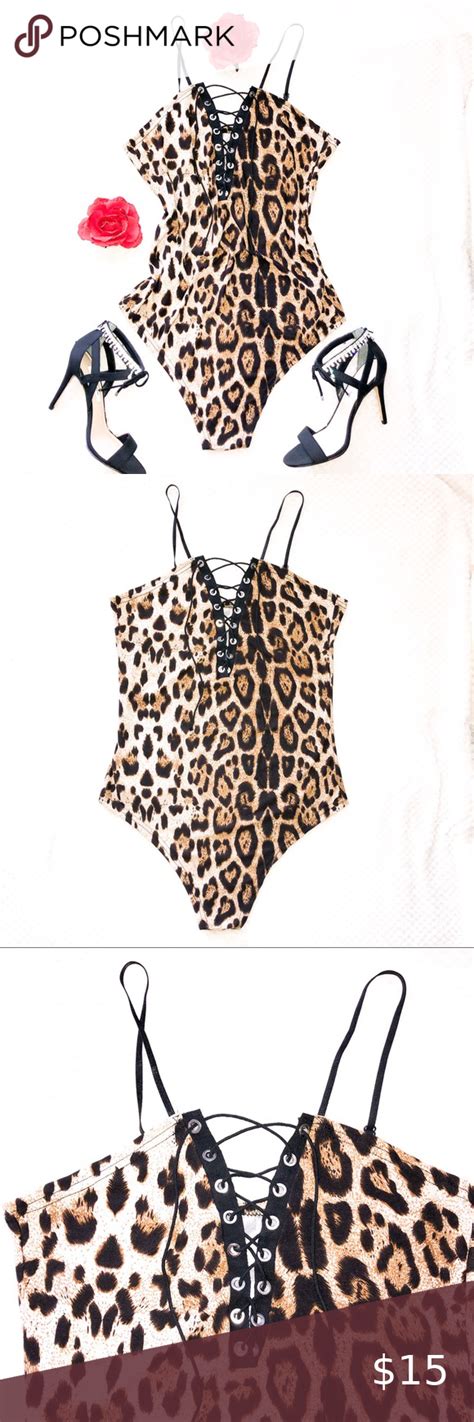 🐆 Leopard Print Body Suit Leotard Leotards Body Suit Leopard Print